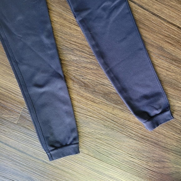 SPANX Look At Me Now Seamless Leggings Women's M Blue Ribbed Waist Shaping - Picture 4 of 9